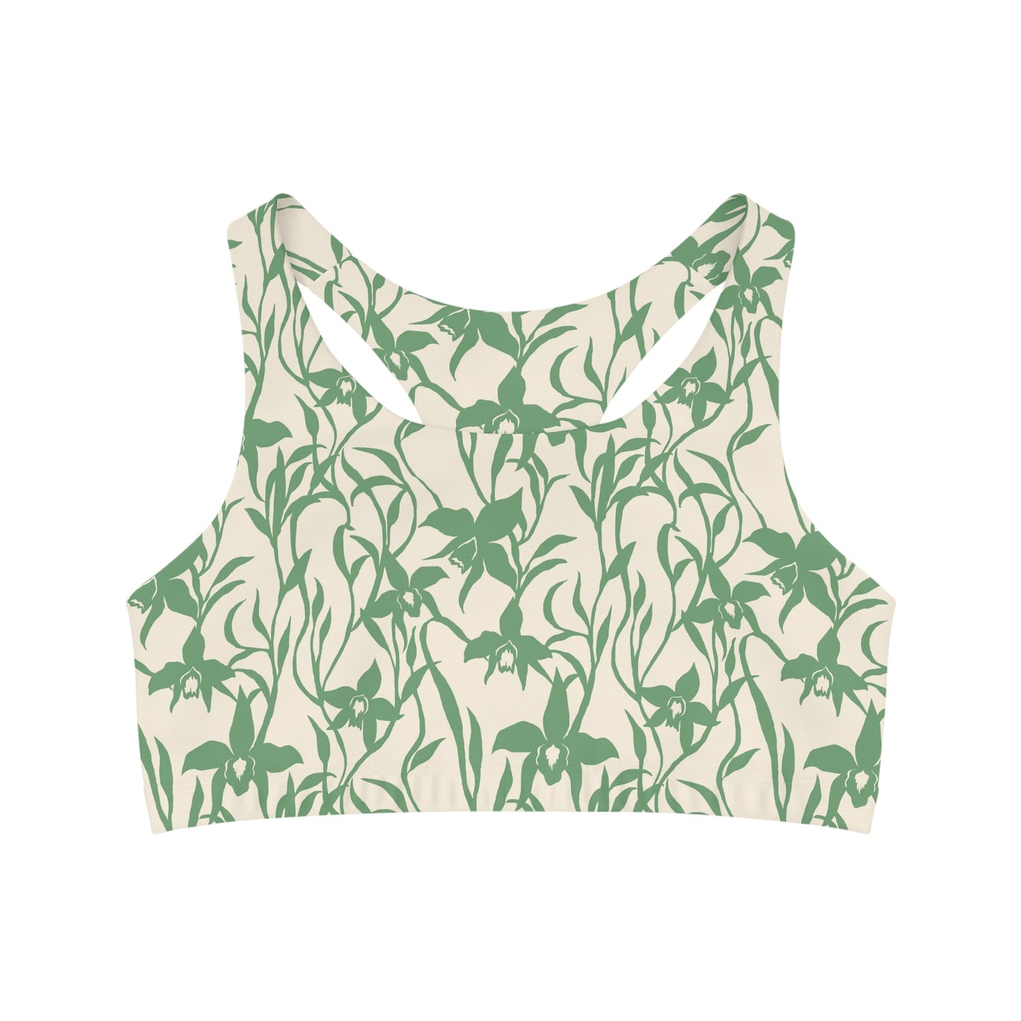 Seamless Sports Bra Orchid Sage - Global Village Kailua Boutique