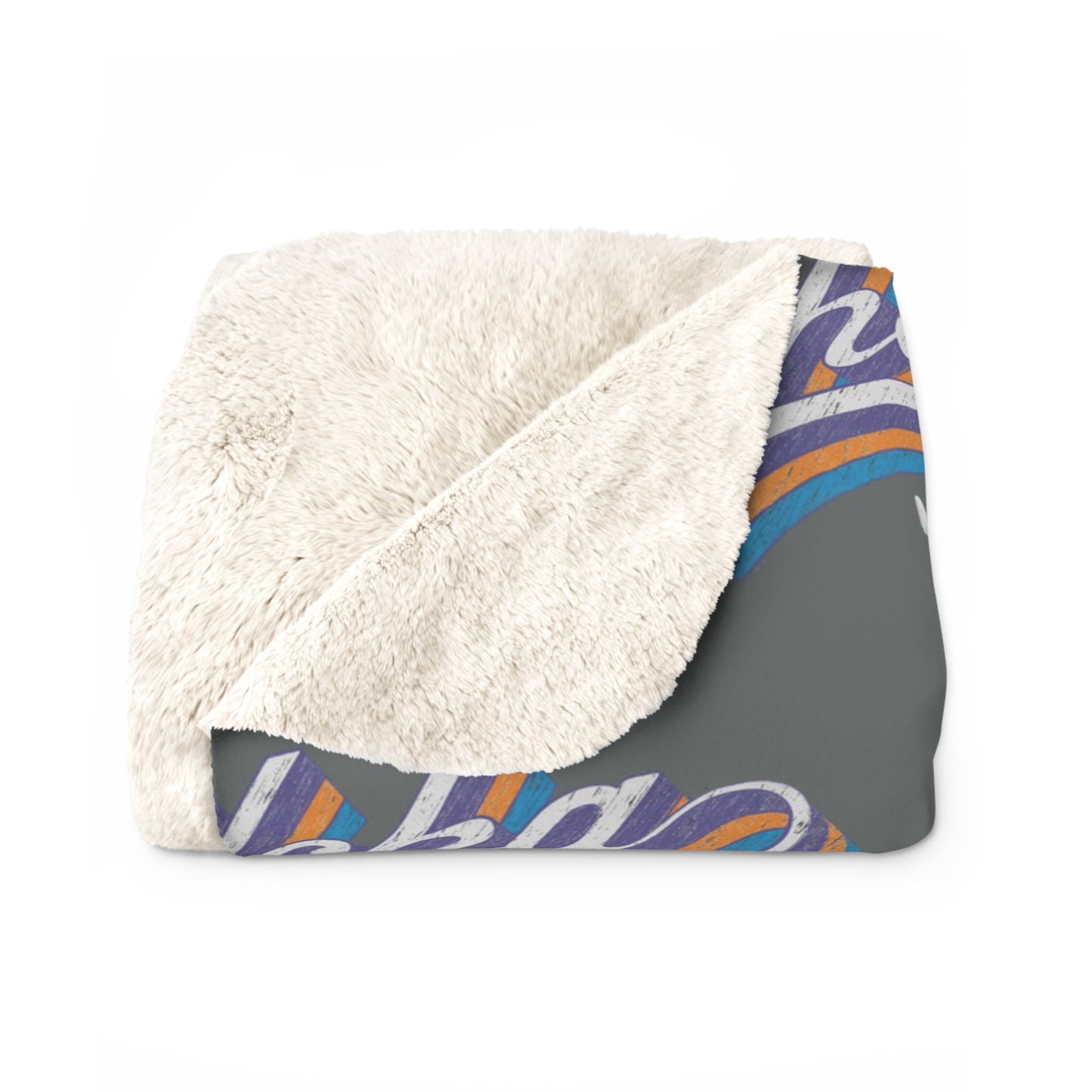 Sherpa Fleece Blanket Aloha Vibes Only - Global Village Kailua Boutique