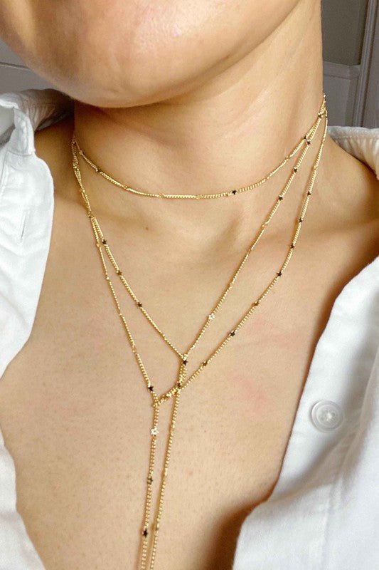 Show Me The Ways Necklace, Gold - Global Village Kailua Boutique