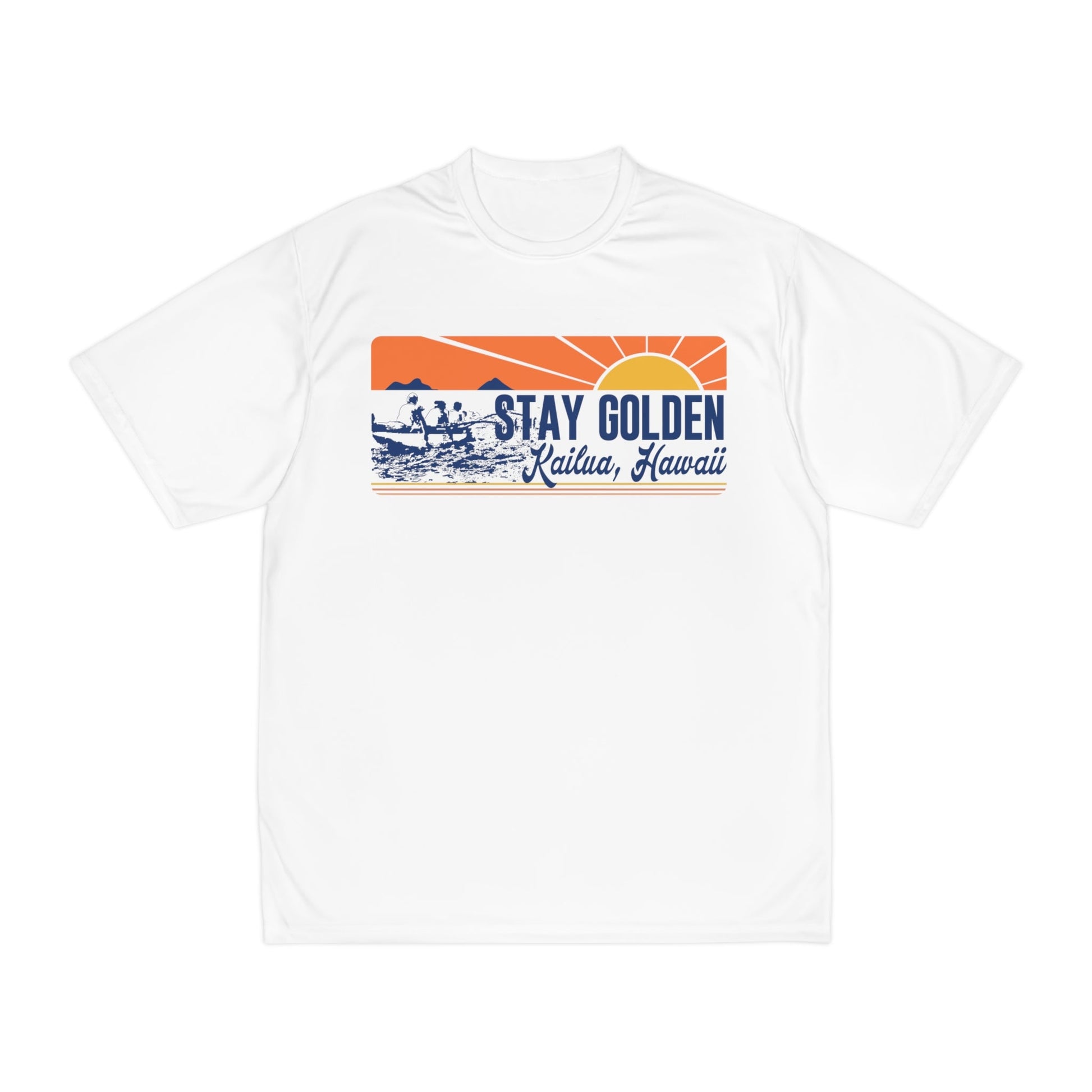 Stay Golden Performance T-Shirt - Global Village Kailua Boutique