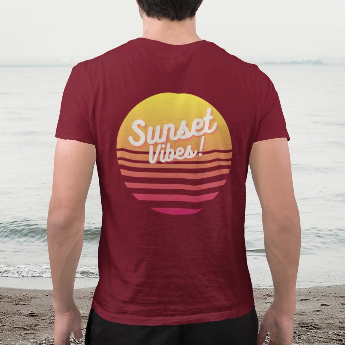 Sunset Vibes Tee Global Village Kailua Boutique