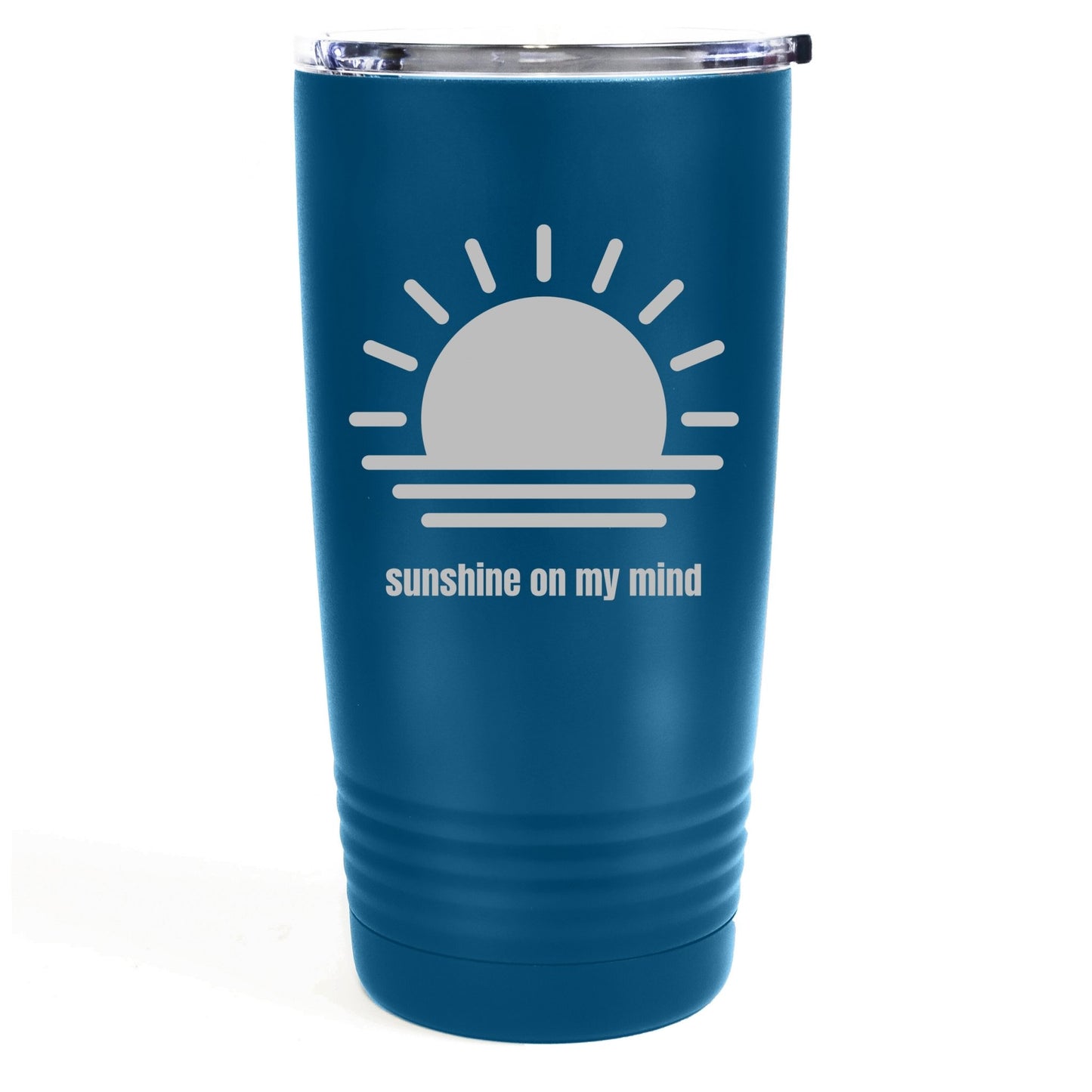 Sunshine on My Mind 20oz Etched Tumbler Global Village Kailua Boutique