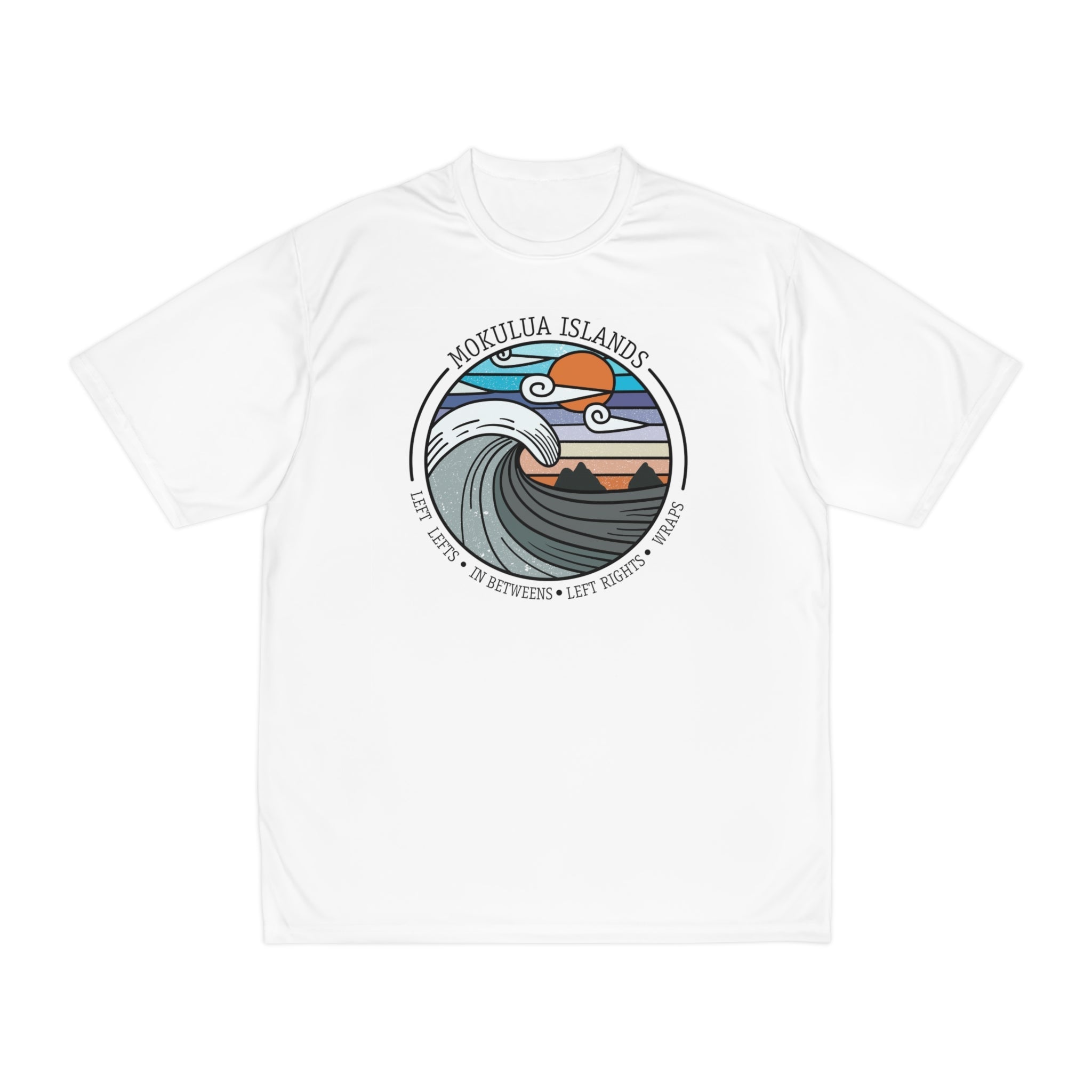 Surf Spots Mokulua Performance T-Shirt Global Village Kailua