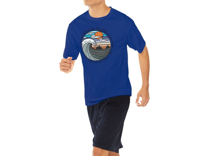 Surf Spots Mokulua Performance T-Shirt - Global Village Kailua Boutique