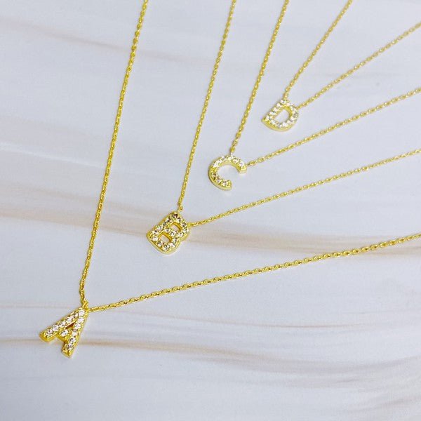 Understated Beauty Initial Necklace - Global Village Kailua Boutique