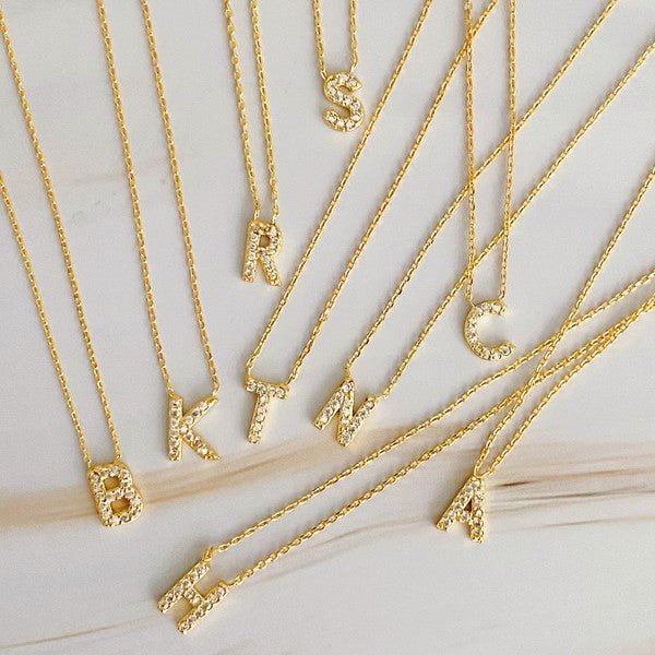 Understated Beauty Initial Necklace - Global Village Kailua Boutique