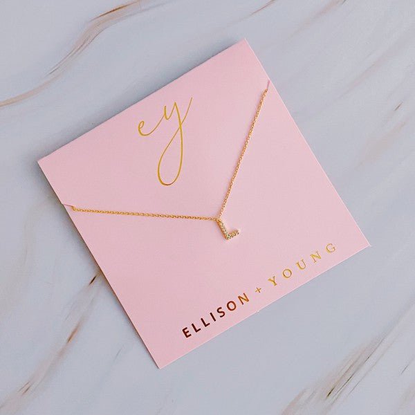 Understated Beauty Initial Necklace - Global Village Kailua Boutique