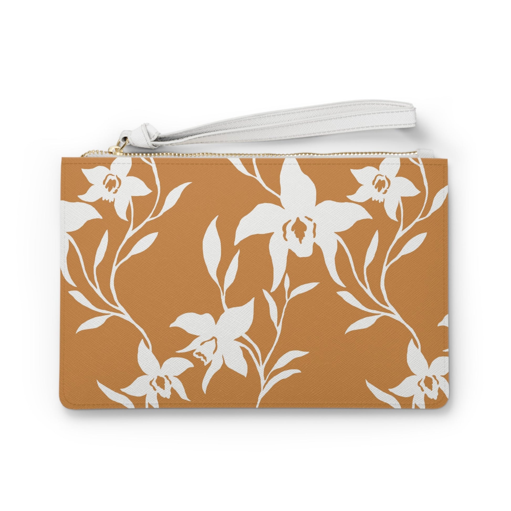 Vegan Clutch Bag Orchid in Caramel - Global Village Kailua Boutique