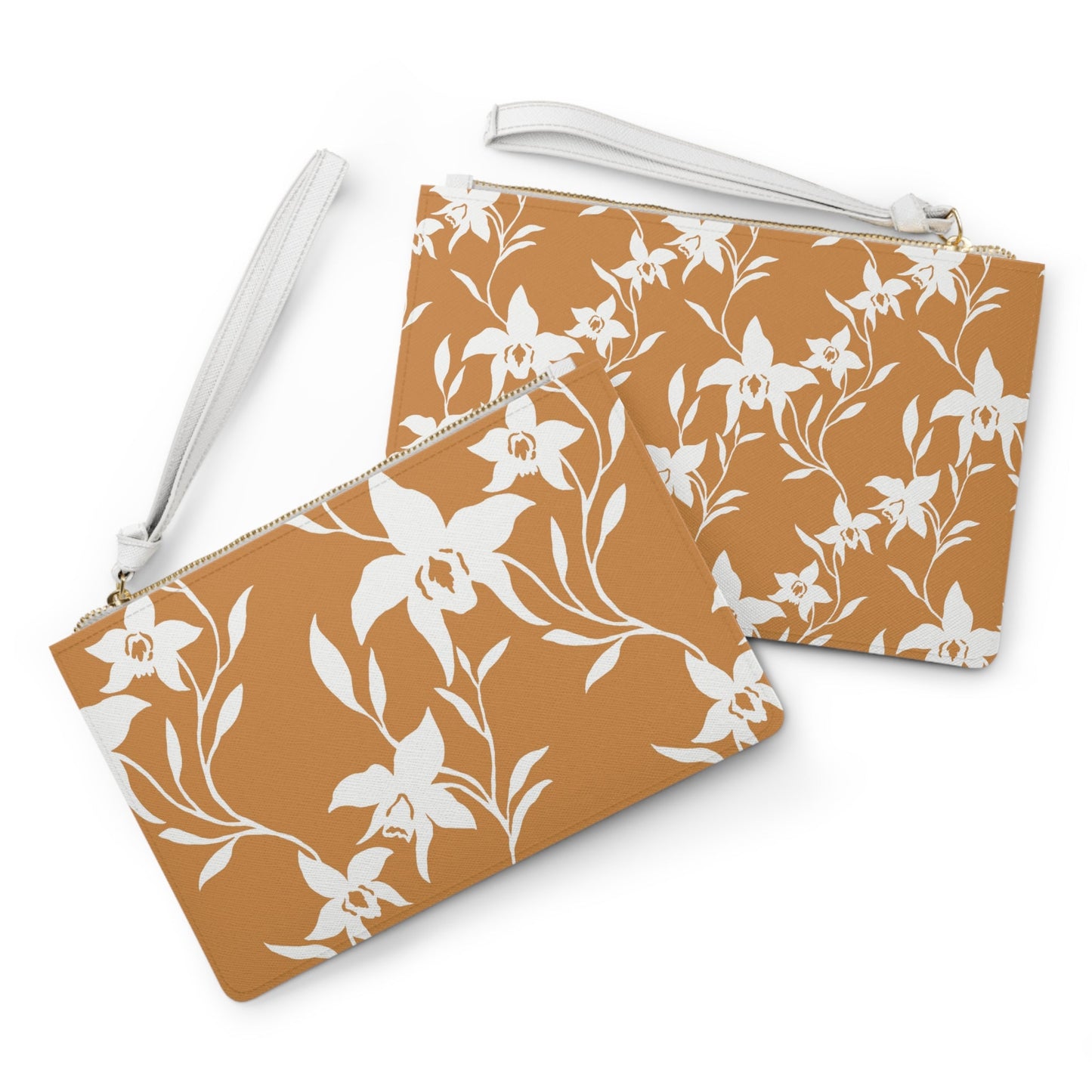 Vegan Clutch Bag Orchid in Caramel - Global Village Kailua Boutique