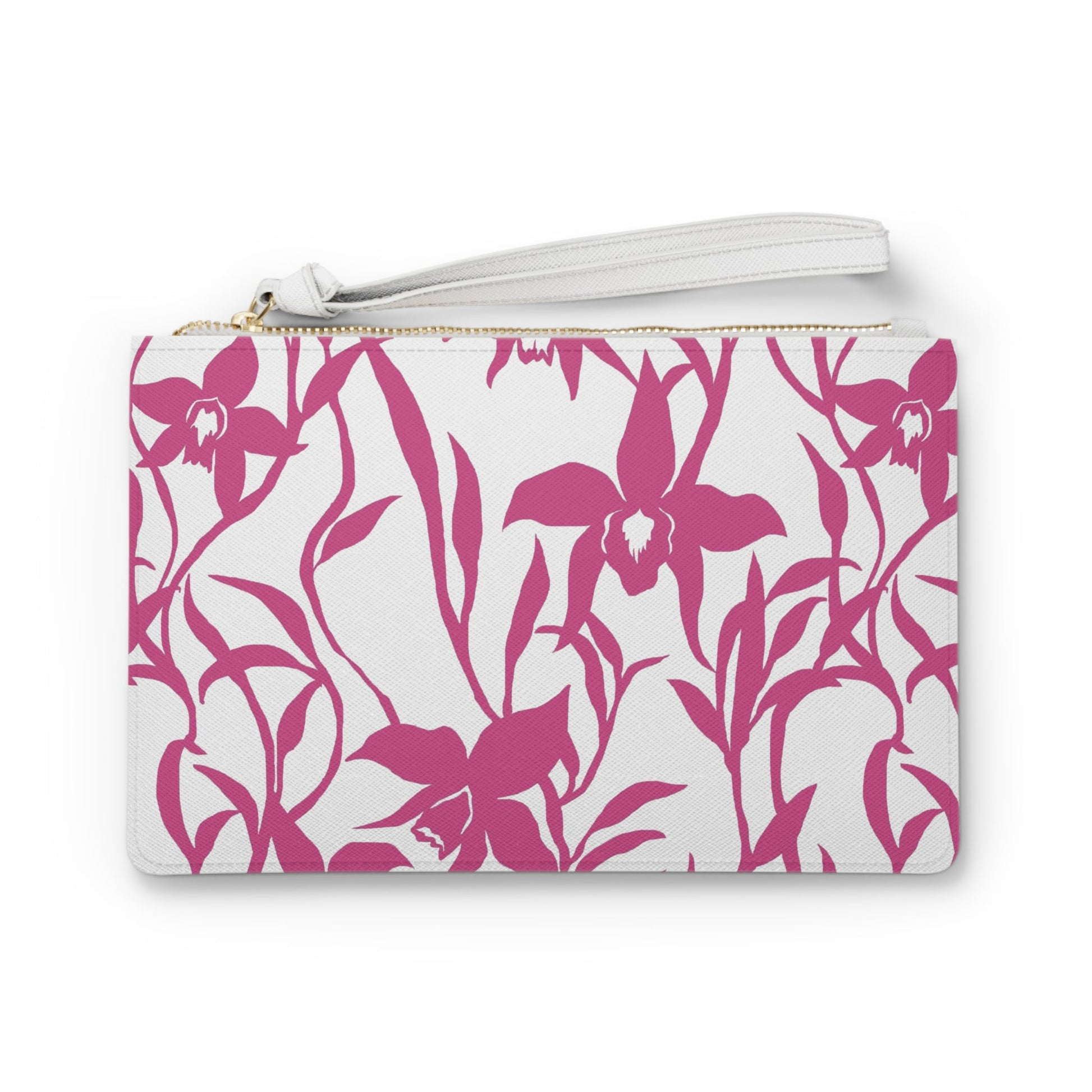 Vegan Clutch Bag Orchid Whimsy Pink - Global Village Kailua Boutique