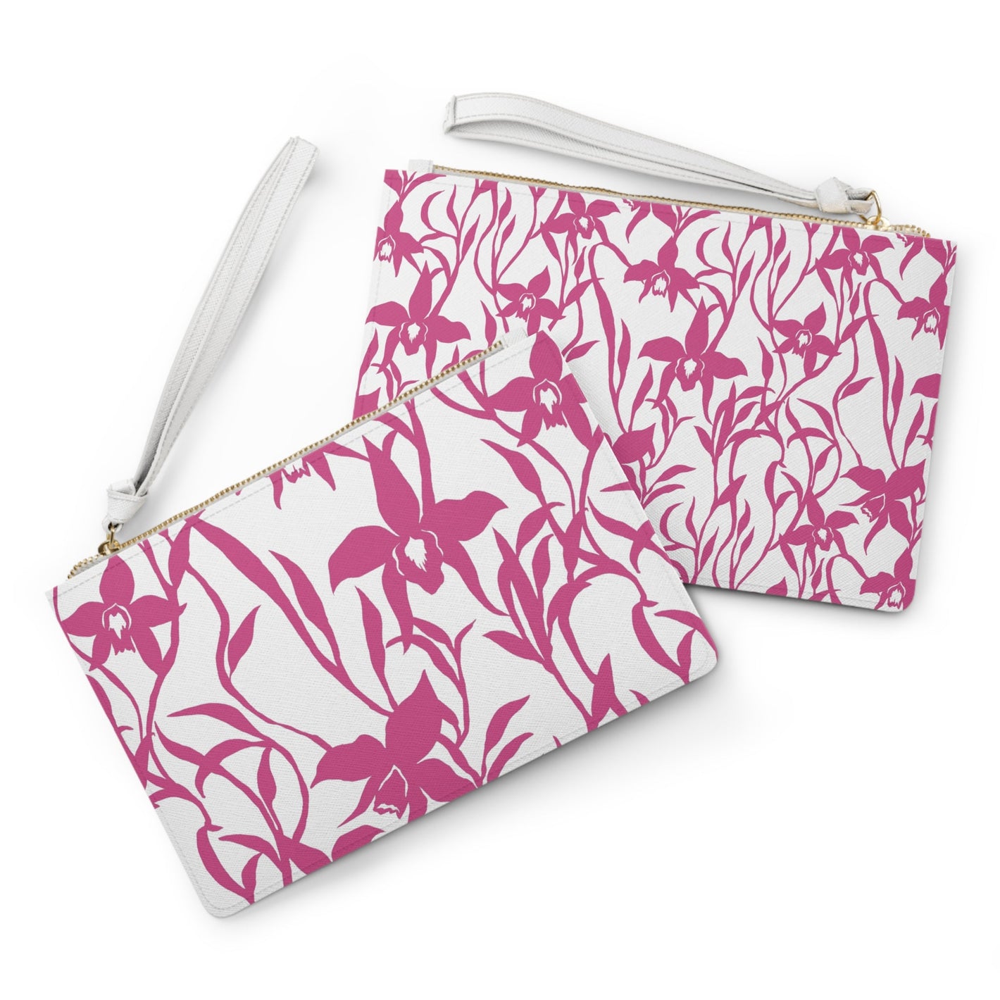 Vegan Clutch Bag Orchid Whimsy Pink - Global Village Kailua Boutique