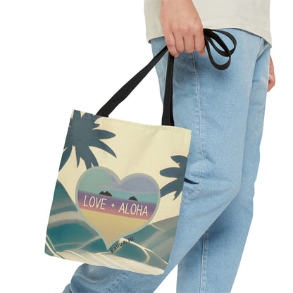 Vintage Love + Aloha Tote - Global Village Kailua Boutique