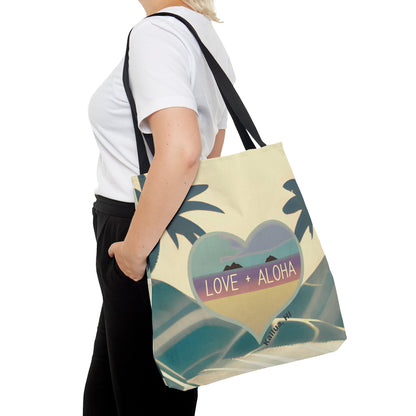 Vintage Love + Aloha Tote - Global Village Kailua Boutique