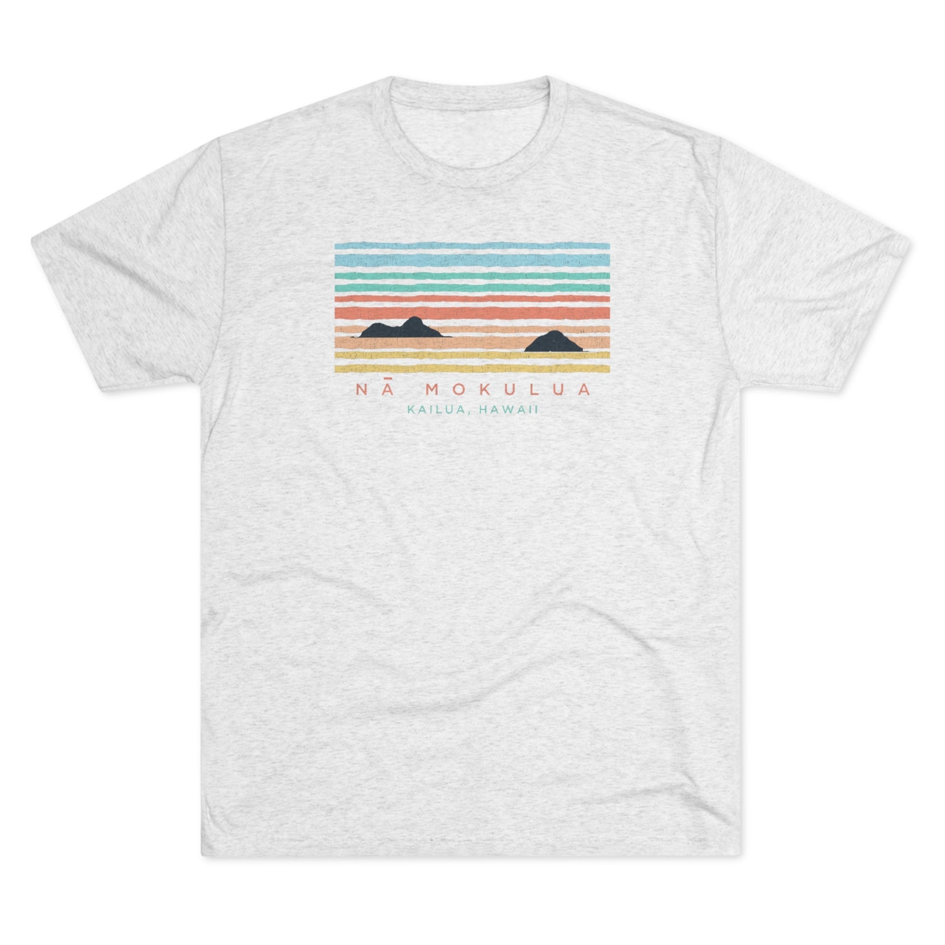 Water View of Moks Unisex Tri-Blend Crew Tee - Global Village Kailua Boutique