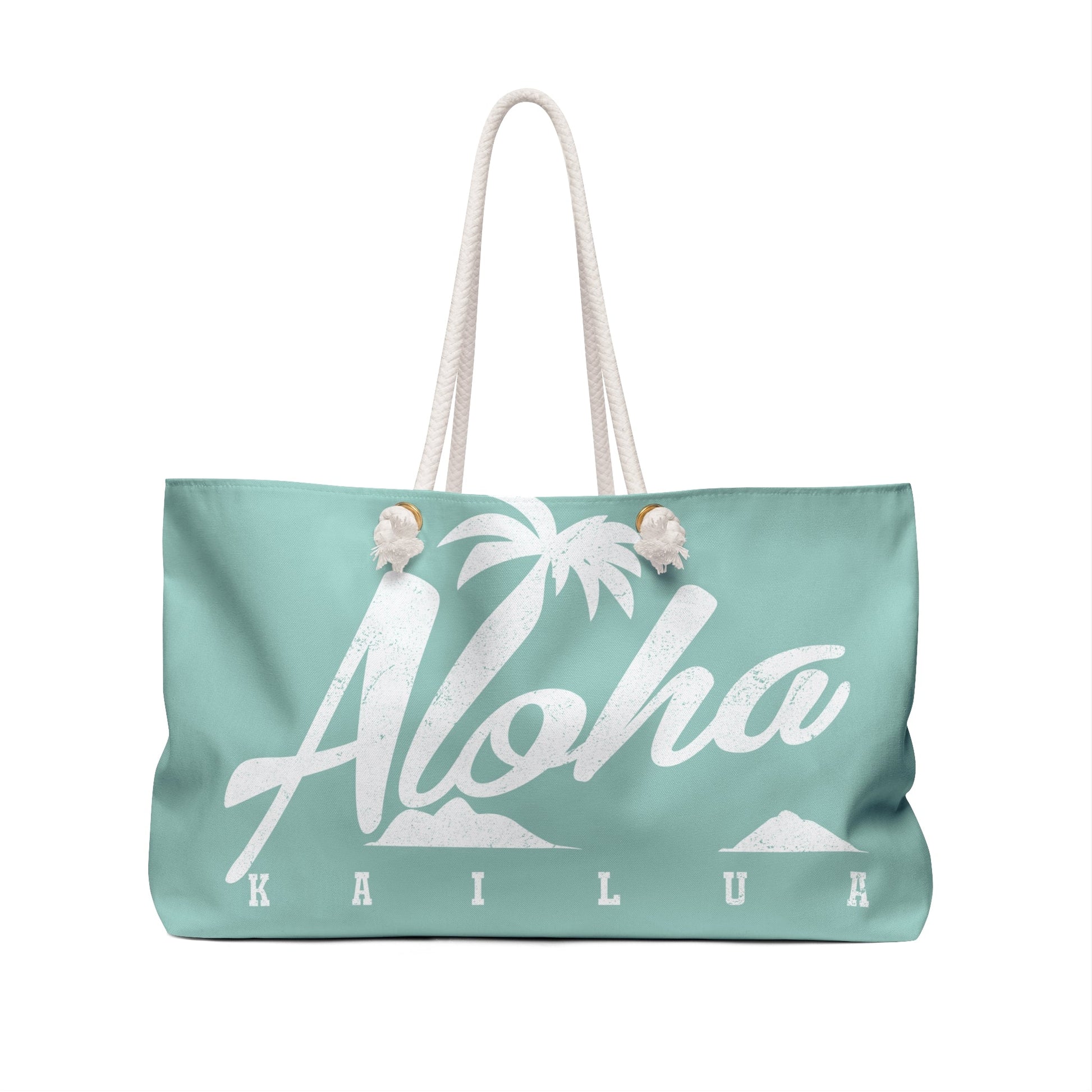 Weekender Bag Aloha Palm - Global Village Kailua Boutique
