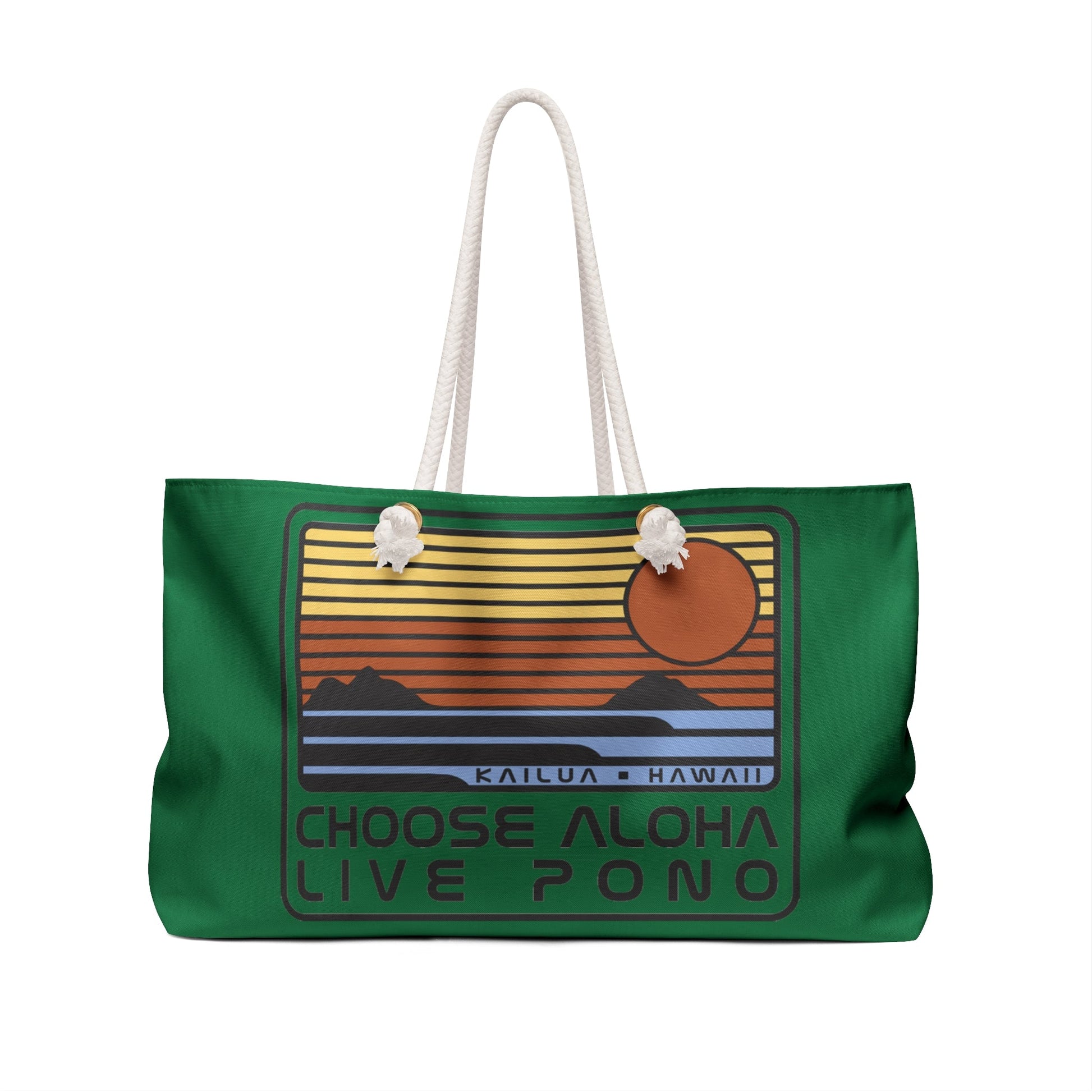 Weekender Bag Choose Aloha - Global Village Kailua Boutique