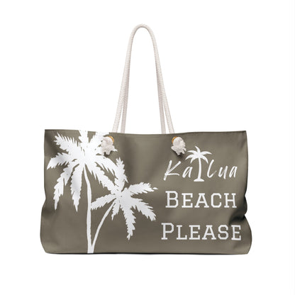 Weekender Bag Kailua Beach Please - Global Village Kailua Boutique
