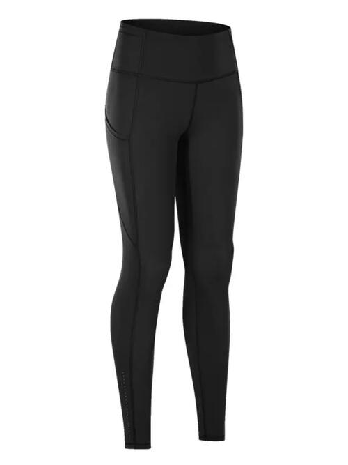 Wide Waistband Sports Leggings Global Village Kailua Boutique